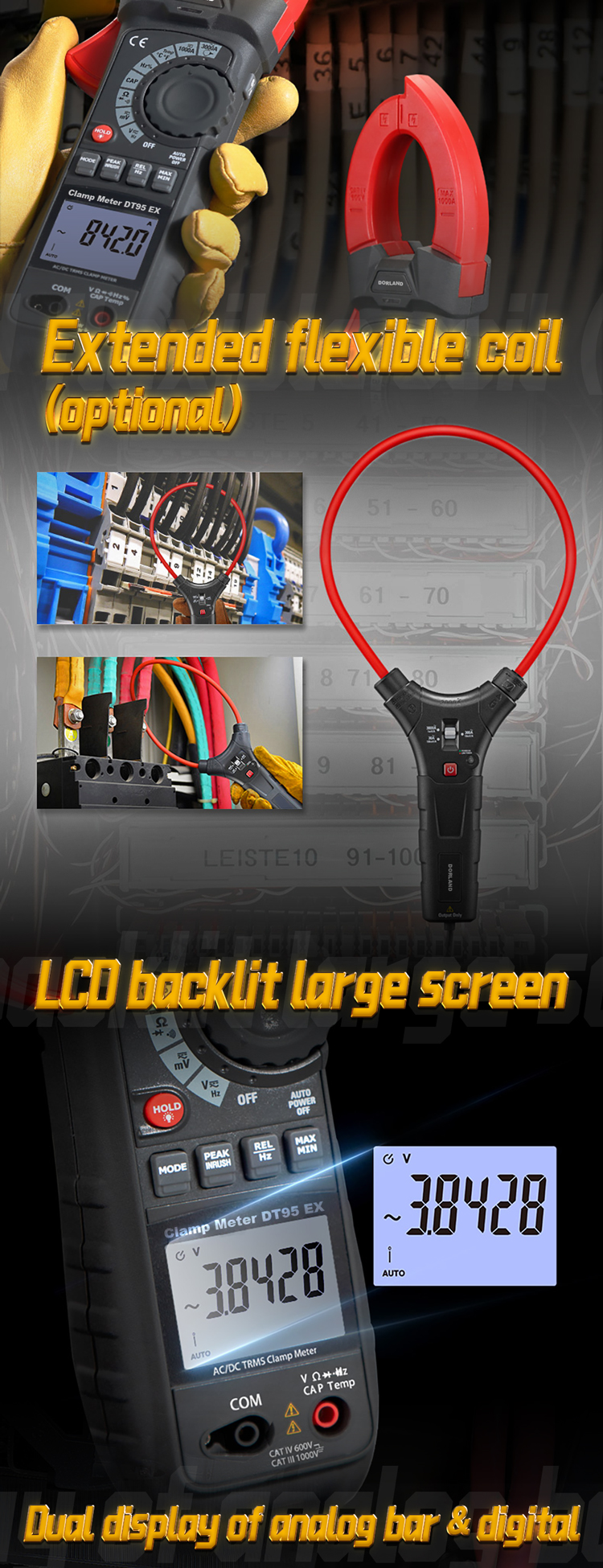 クランプメーターDT95 